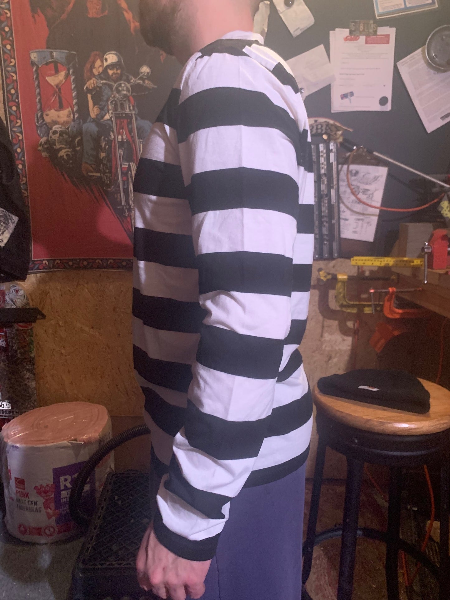 Prison Style Long Sleeved Shirt