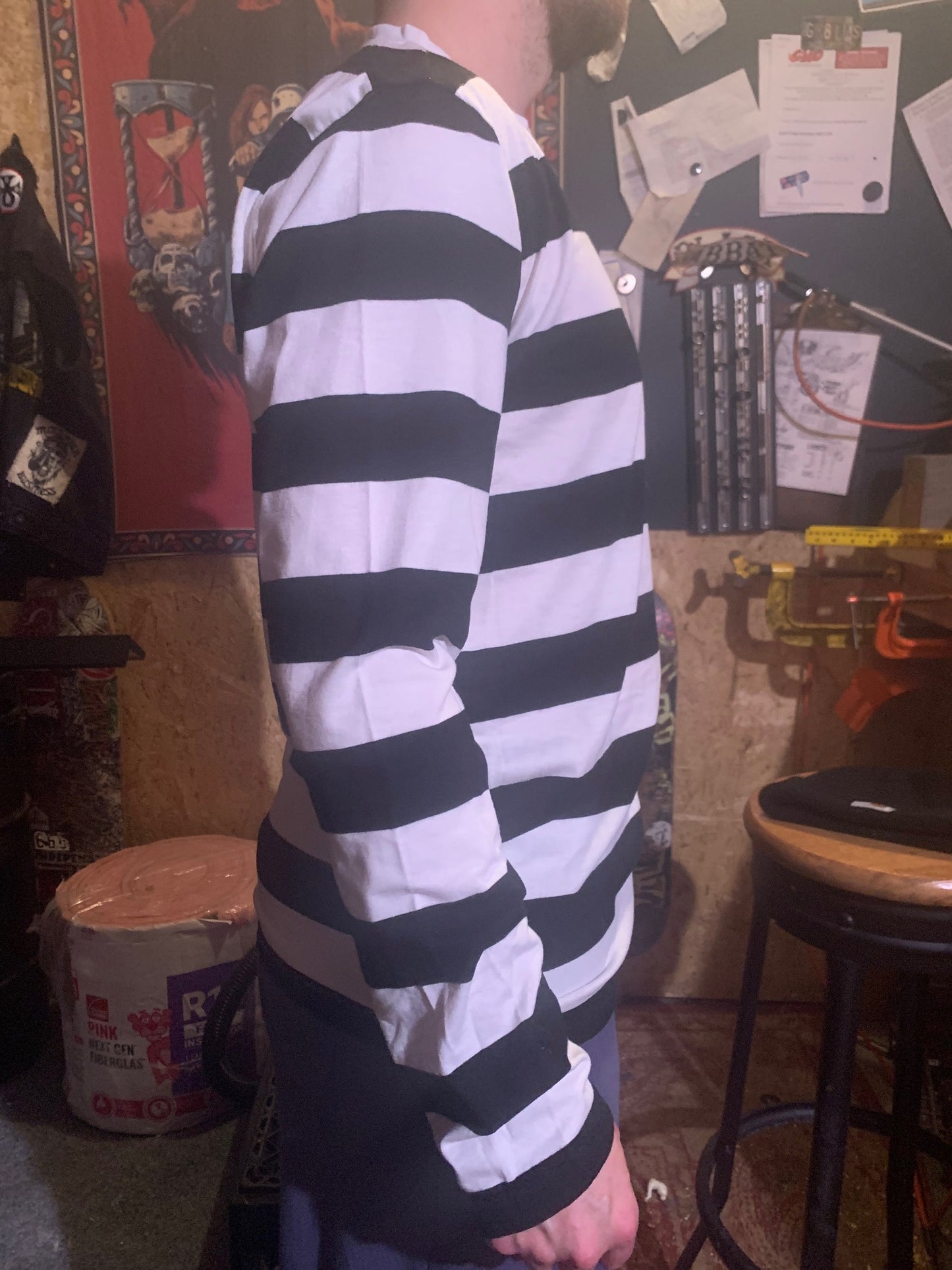 Prison Style Long Sleeved Shirt