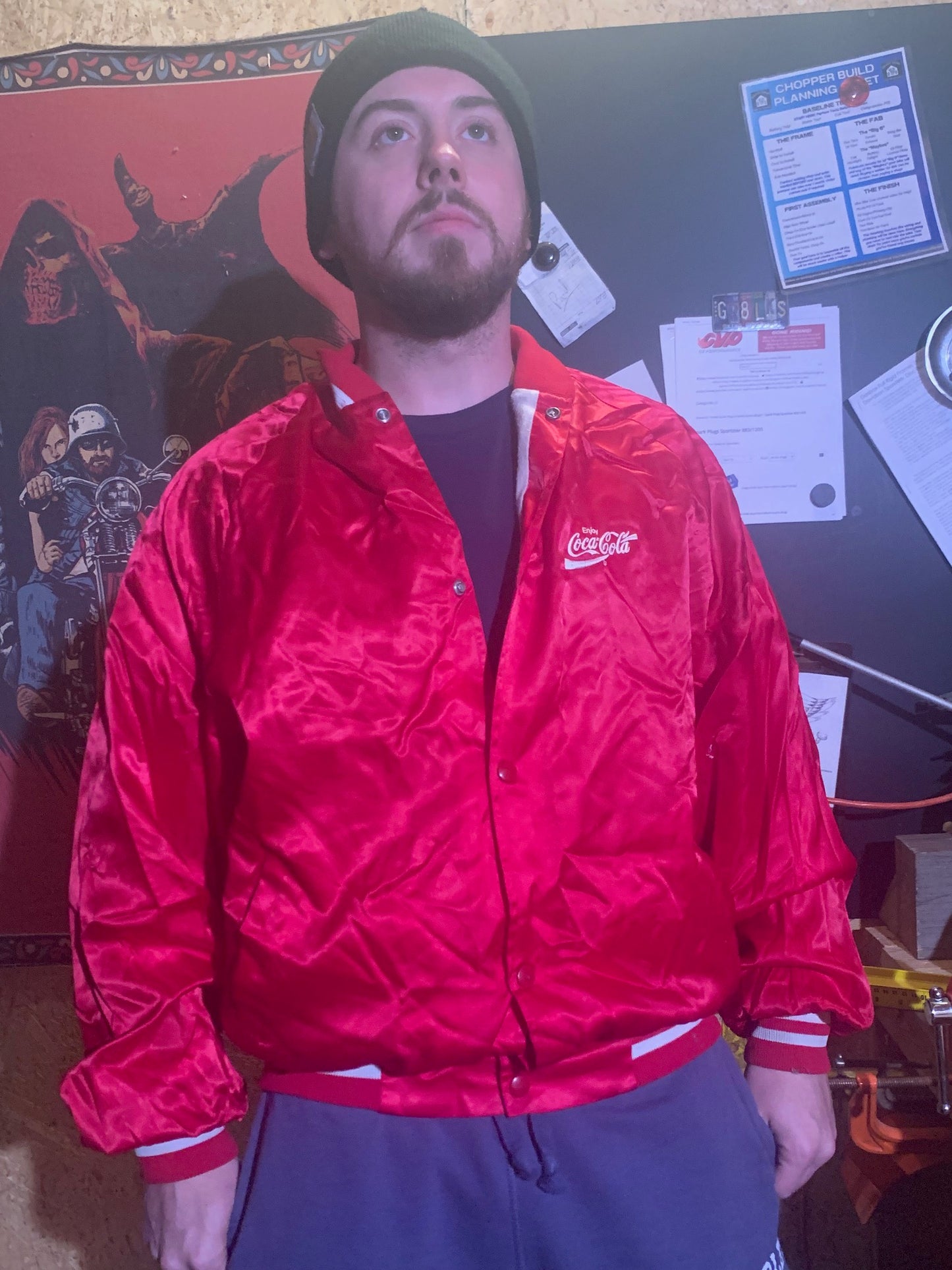 Vintage 1980's Coca-Cola bomber jacket